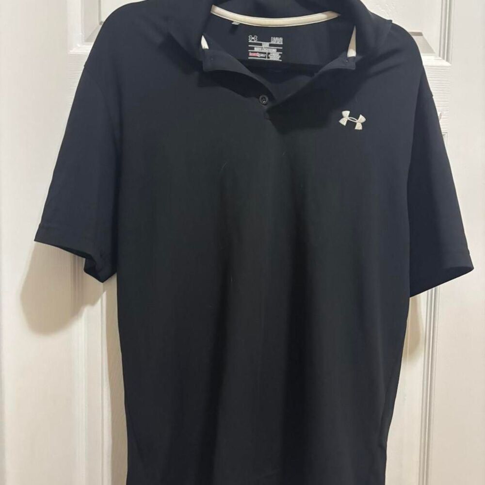 Under-armour Men's Black Polo-shirts